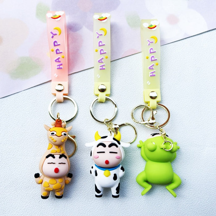 Wholesale PVC Cartoon Doll Keychain JDC-KC-WuYi166