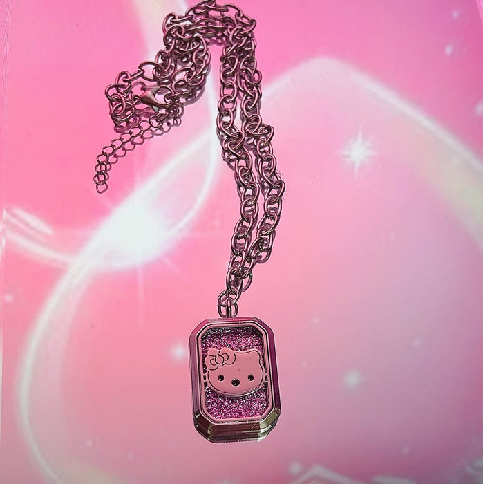 Wholesale Cartoon Figure Titanium Steel Pendant JDC-NE-DLF001