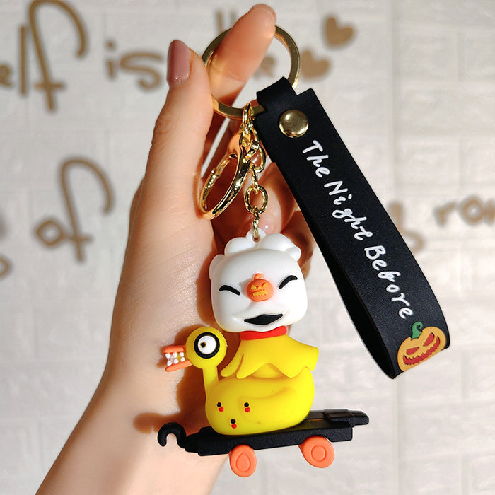 Wholesale Christmas Eve Halloween keychain pendants JDC-KC-ShuoT008