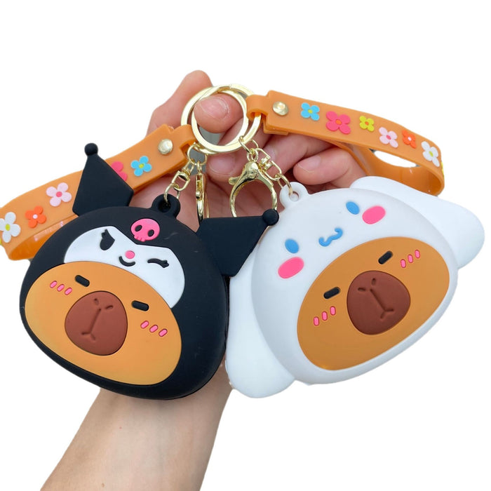 Wholesale Cartoon Coin Purse Doll PVC Keychain JDC-KC-YaoP004