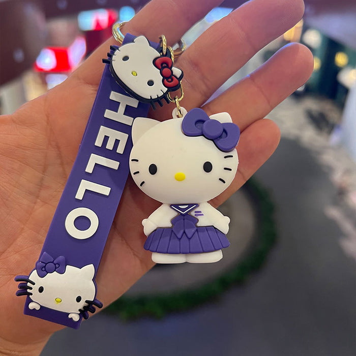 Wholesale Creative Silicone Doll PVC Keychain (F) JDC-KC-XingS010