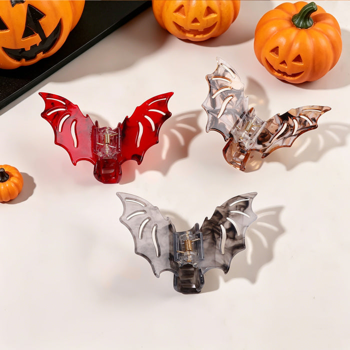 Wholesale  Bat Design PVC Hair Clip Funny Hair Gripper For Women Festival Costume Party Accessory