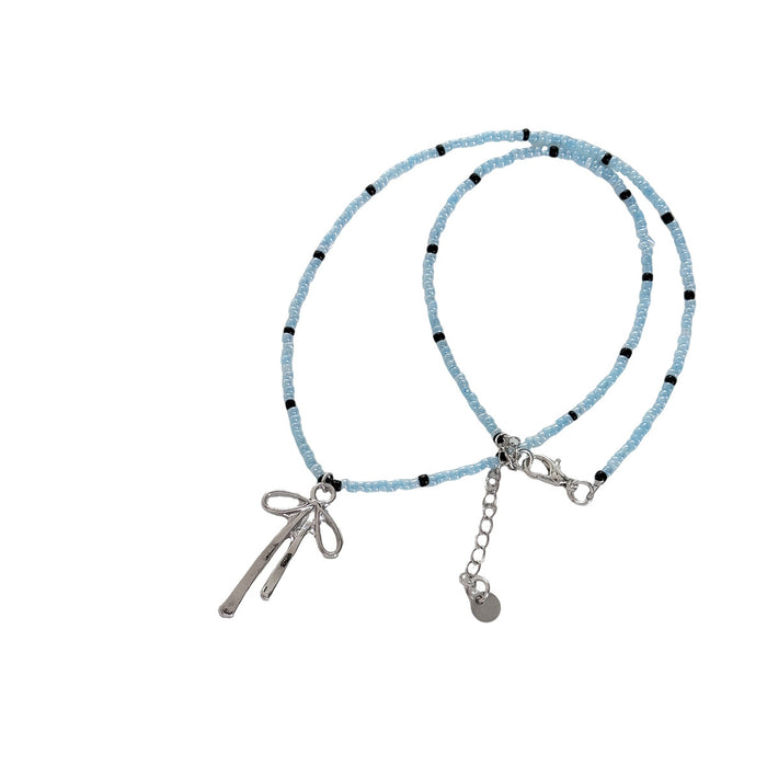 Wholesale A niche bow pearl necklace necklace necklace