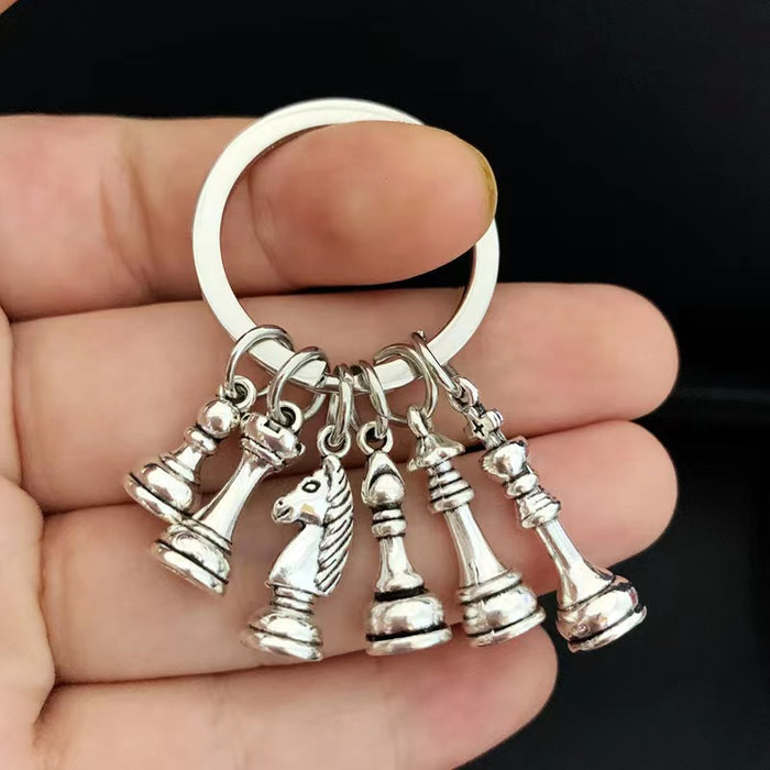 Wholesale Chess Alloy Keychain JDC-KC-HuiWen007