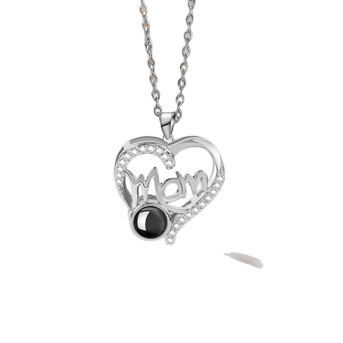 Wholesale Projecting a " I love you"  heart necklace in 100 languages