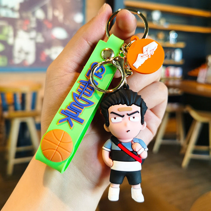 Wholesale Cartoon Doll Rubber Keychain JDC-KC-Tingm170