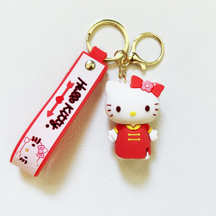 Wholesale PVC Cartoon Doll Keychain JDC-KC-WuYi164