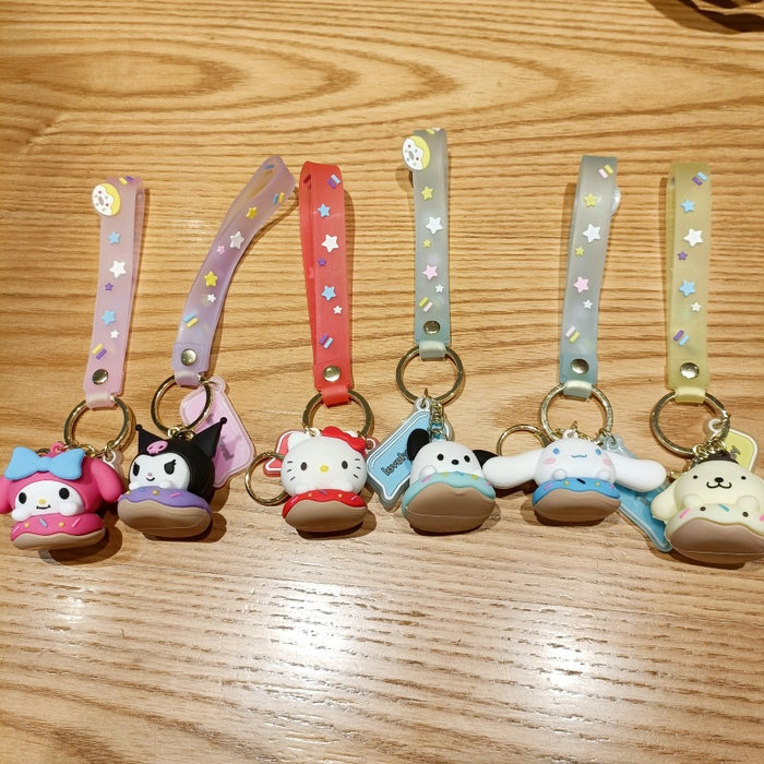 Wholesale Cartoon Doll Silicone Keychain JDC-KC-SuCheng003