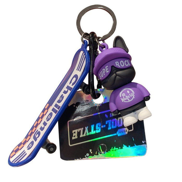 Wholesale PVC bullfight cartoon key chain JDC-KC-JuJi020