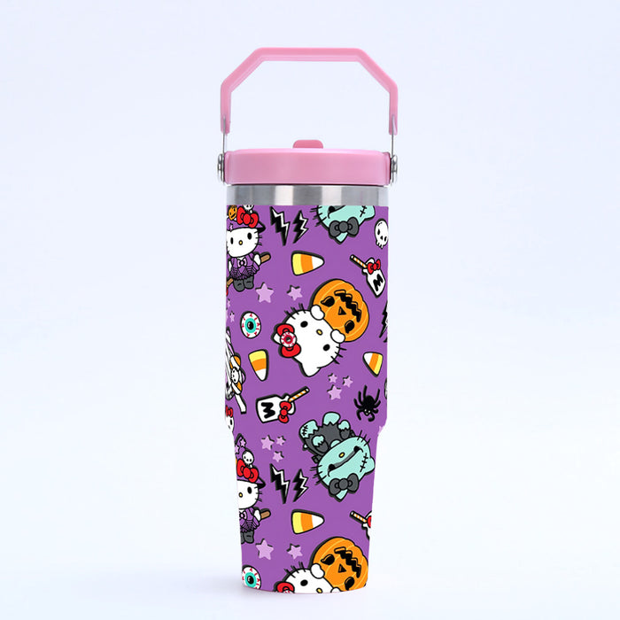 Wholesale Tumbler 30oz Cute Cartoon Stainless Steel Vacuum Travel Portable Ice Bullies Cup
