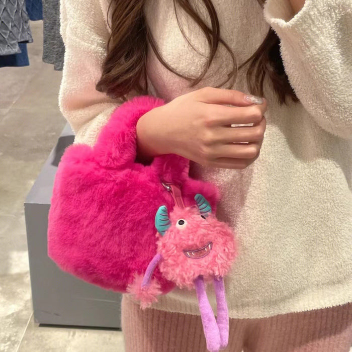 Wholesale Cute Little Monster Plush Shoulder Bag JDC-SD-DRS013