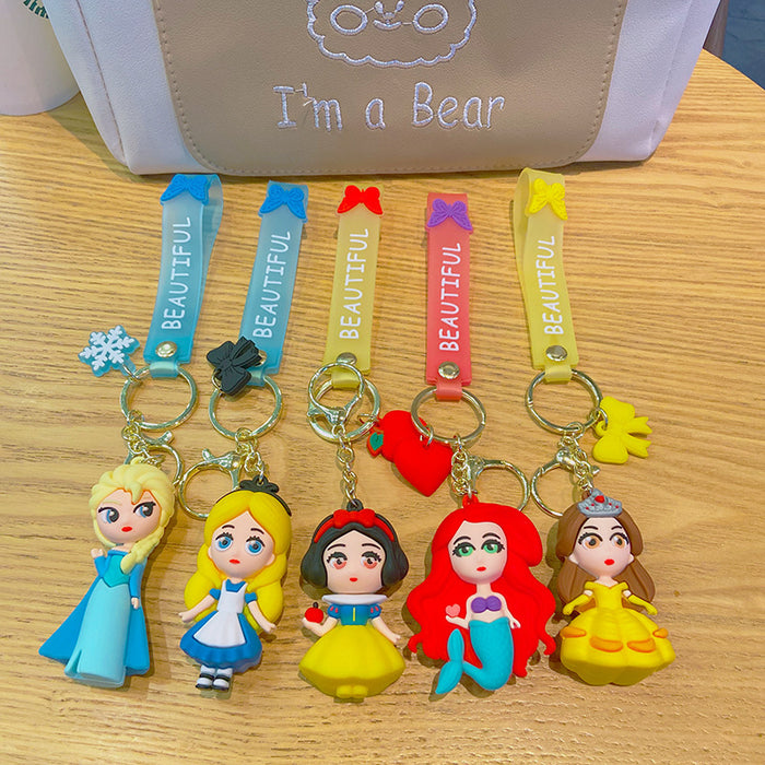 Wholesale Silicone Cartoon Doll Keychain JDC-KC-JiShi002