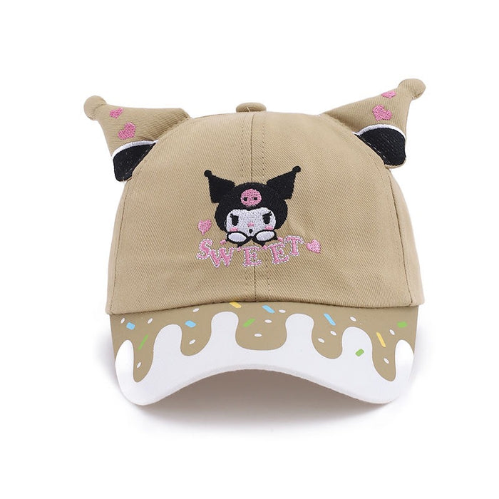 Wholesale Children's Hat Sunscreen and Sunshade Baby Duck Tongue Hat Cute Cartoon Baseball Hat