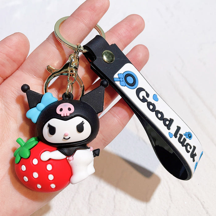 Wholesale Cartoon Silicone Doll Keychain JDC-KC-QiChao024