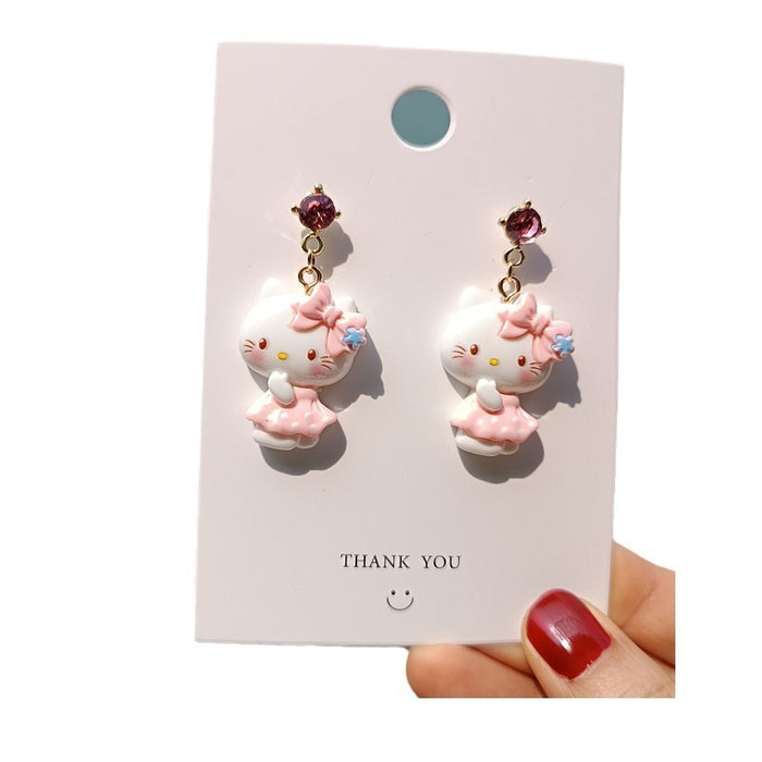 Wholesale Cute Cartoon Resin Earrings JDC-ES-Xiaox003