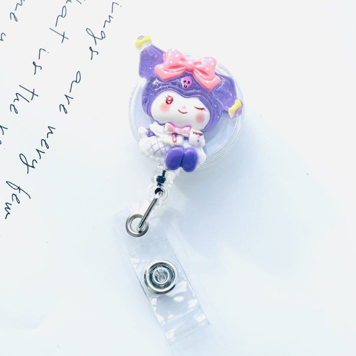 Wholesale Easy-pull snap retractable cartoon work badge Badge Reels