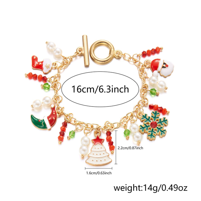 Wholesale Christmas Bracelet European and American Creative Snow  Bell