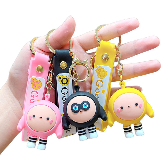 Wholesale Cartoon Bag Party Keychain Pendant Doll Car Keychain