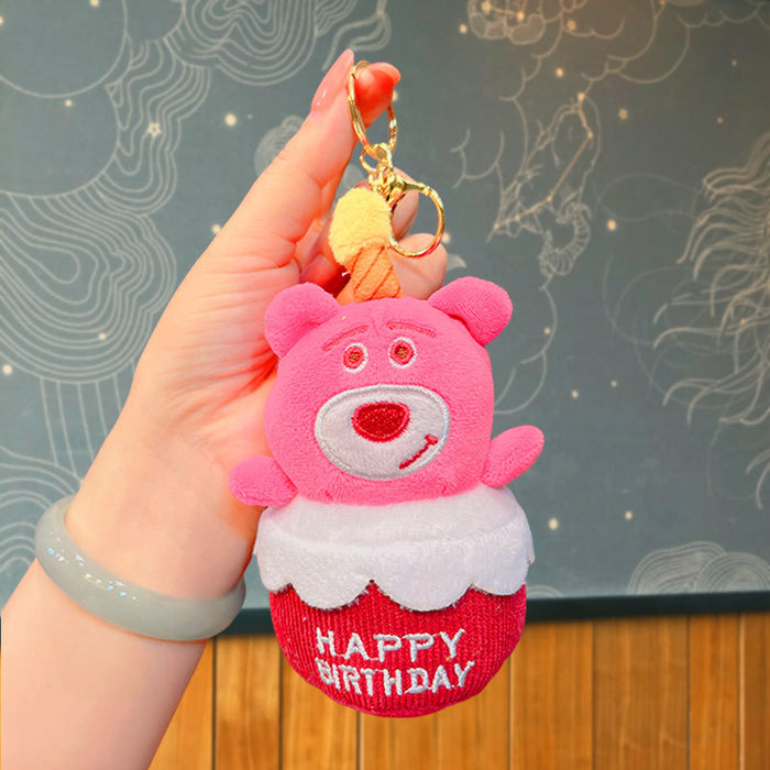 Wholesale Cartoon Cake Plush Doll Keychain JDC-KC-JuJi033