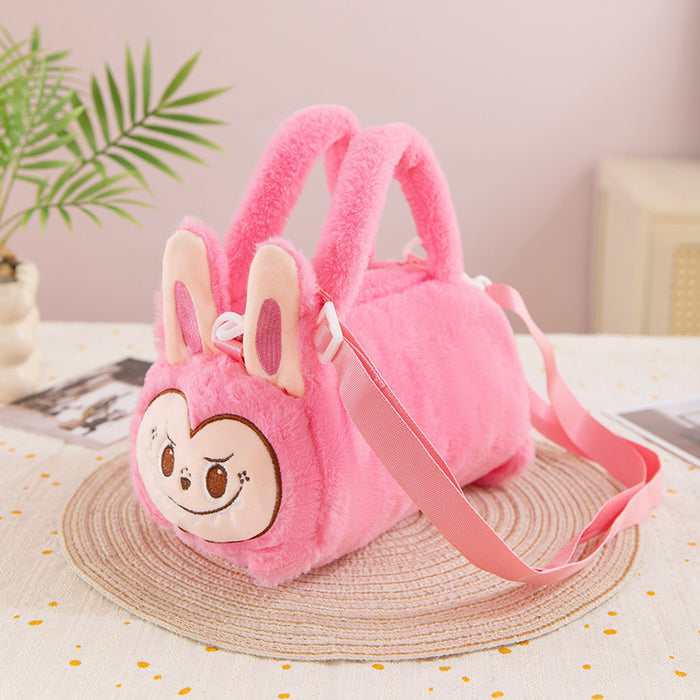 Wholesale Cartoon Cute Doll Toy Bag,  Cloth Hand-Carrying Cross-Body Bag,   Personalized Bucket Plush Bag
