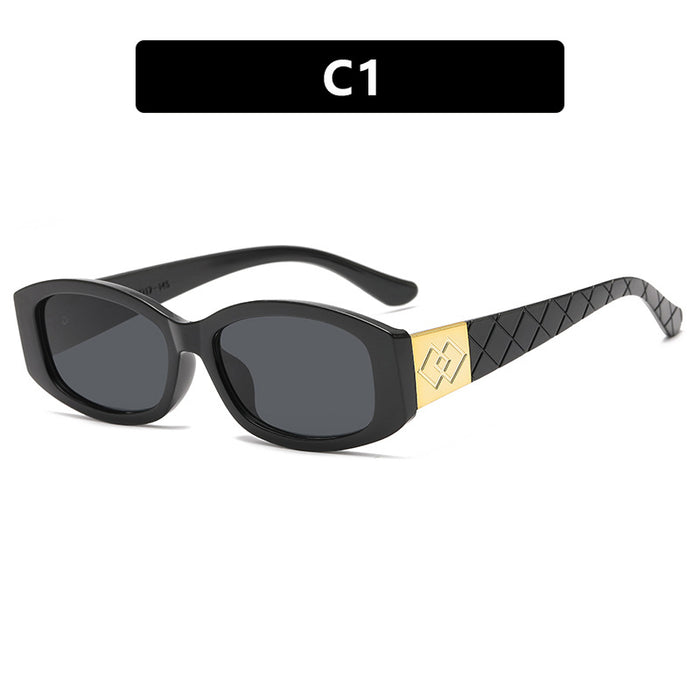 Wholesale Retro sunglasses, versatile, personalized, sunshade sunglasses, fashionable sunglasses, niche, UV resistant