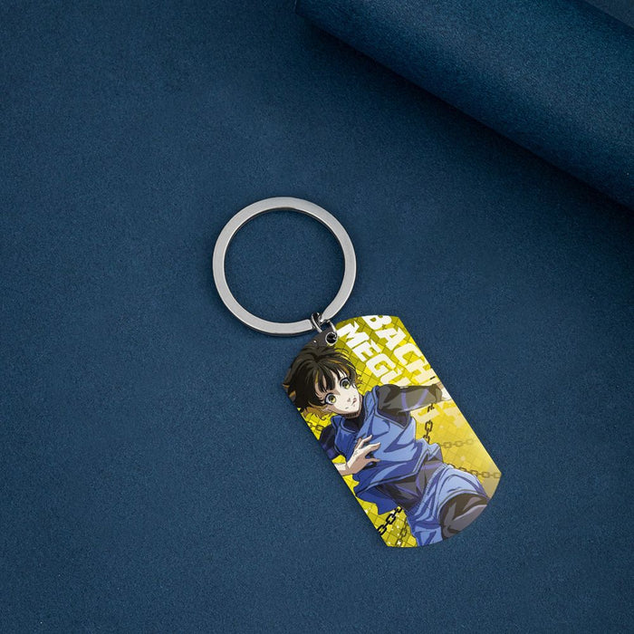 Wholesale Cartoon Color Printing Stainless Steel Keychain JDC-KC-HuanYu030