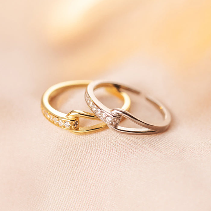 Wholesale Rising Sun Flash Diamond Drop Buckle Ring Tears Index Finger Opening Ring