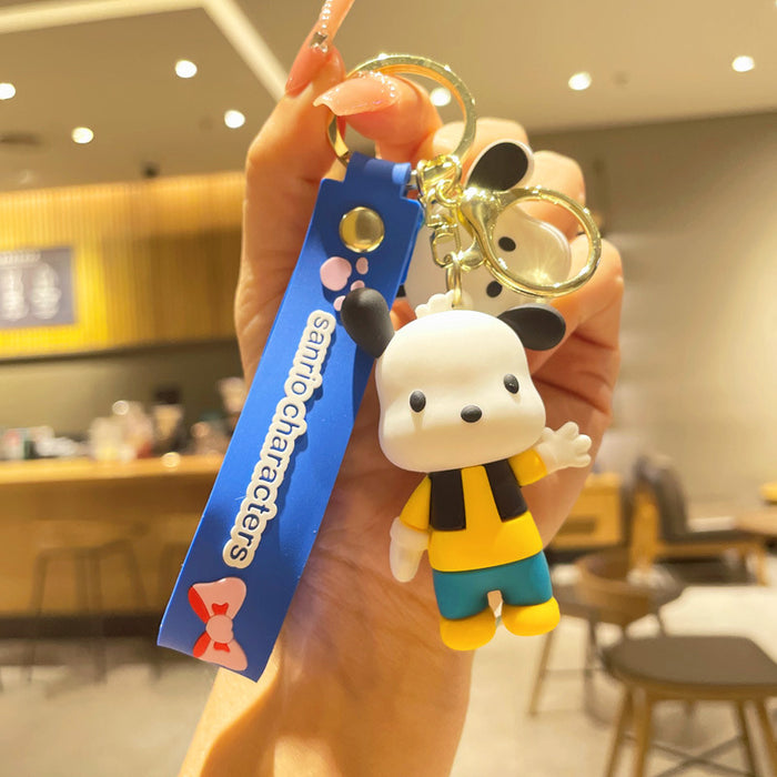 Wholesale Silicone Cartoon Doll Keychain JDC-KC-JuJi021