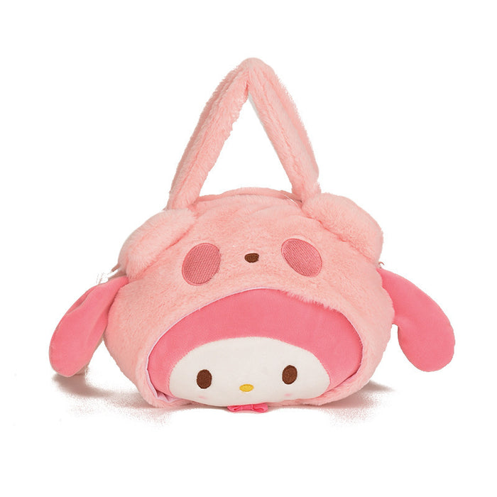 Wholesale cartoon doll bag dog plush bag frog star girl toy bag