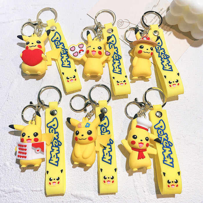 Wholesale PVC Cartoon Doll Keychain JDC-KC-Qiwei022