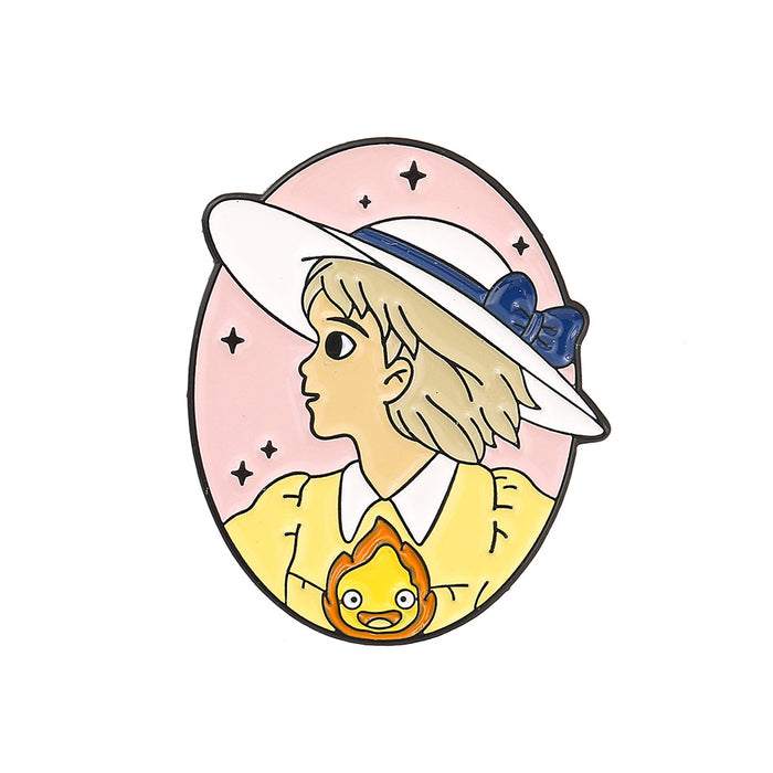 Wholesale Trendy Anime Metal Brooch Pin Cartoon Design Fashion Accessory For Girls Boys Resale