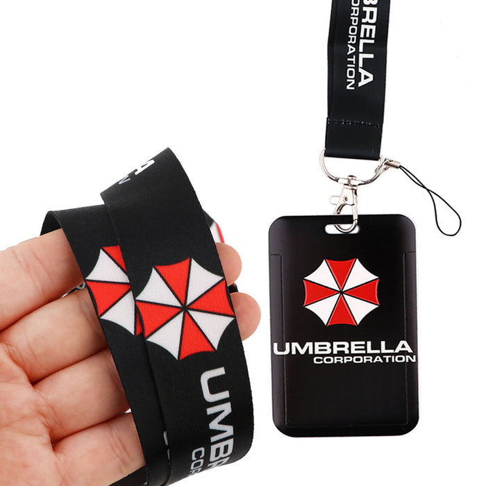 Wholesale Easy-Pull Buckle Lanyard Hard Shell Card Holder Double-Sided Printing