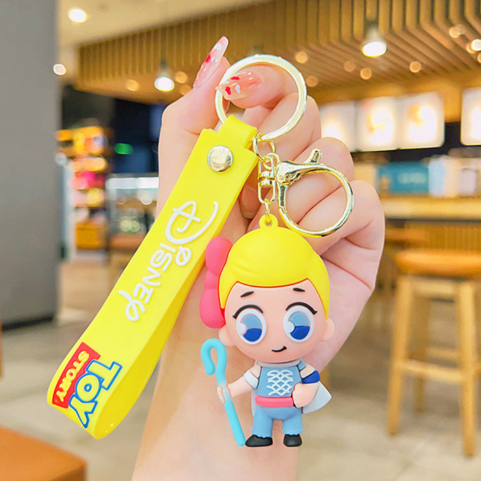 Wholesale Silicone Cartoon Doll Keychain JDC-KC-MingT100