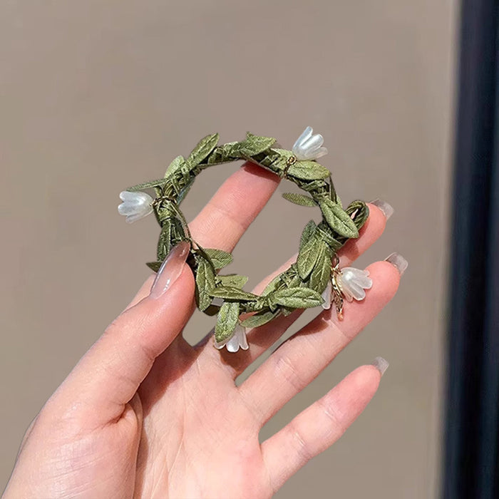 Wholesale Olive Leaf Hair Band Headband   Rubber Band Hair Rope Hair Accessories