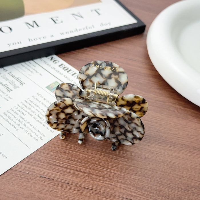 Wholesale Elegant Rose Acetic Acid Hair Clip