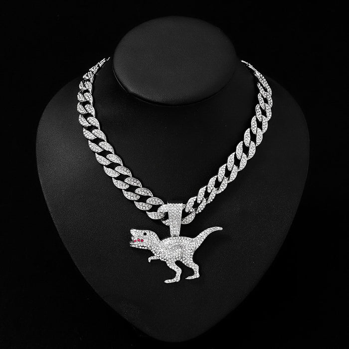 Wholesale Necklace Dinosaur Pendant Animal Explosions Personalized Men's Pendant Jewelry