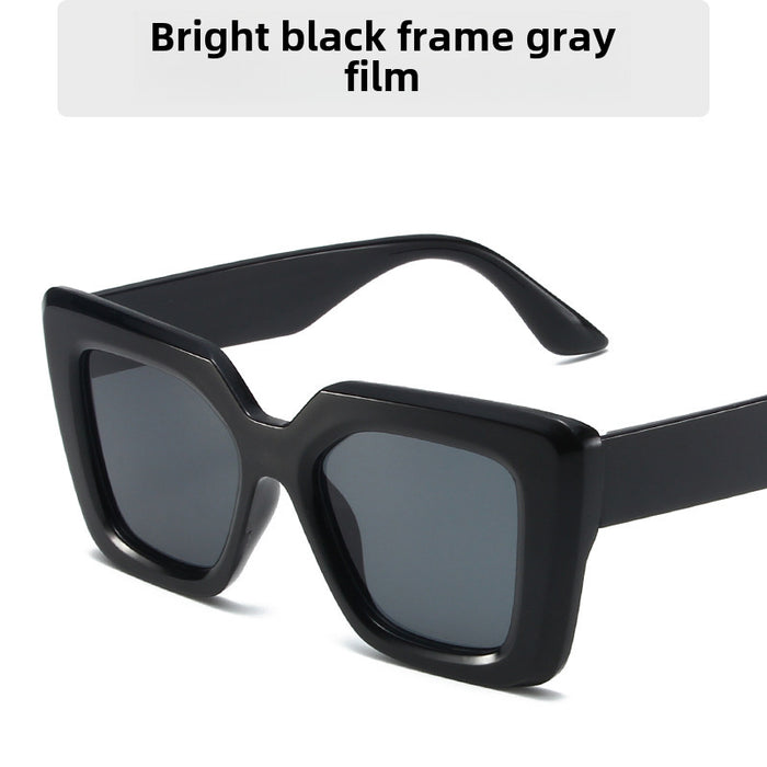 Wholesale Sunglasses New Large Frame Wear Sunglasses F Modified Face Shading Glasses