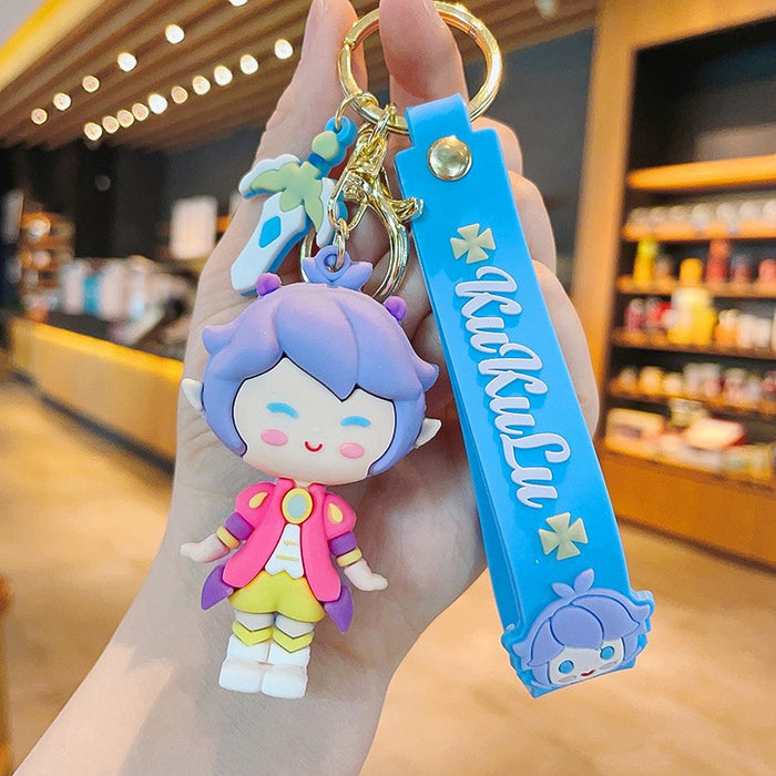 Wholesale PVC Cartoon Doll Keychain JDC-KC-Aile015