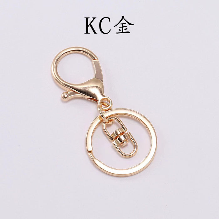 Wholesale  alloy keychain lobster buckle  gold bag doll pendant keychain accessories