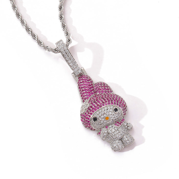Wholesale Cute Cartoon Character Pendant Necklace for Couples