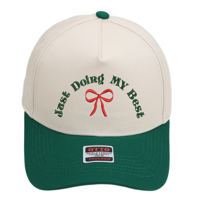 Wholesale Truck driver hat embroidered color blocked baseball cap for men and women casual hat