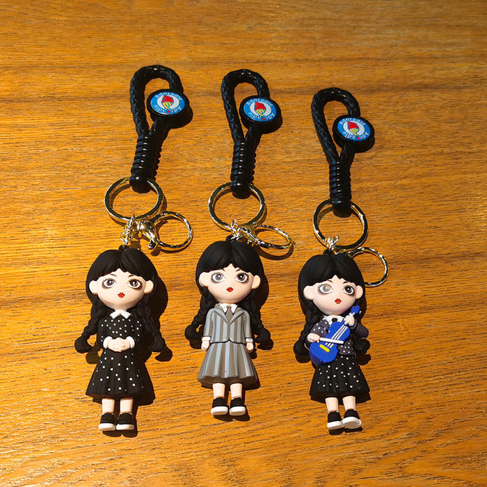 Wholesale Rubber Cartoon Doll Three-dimensional Keychain JDC-KC-Tingm093