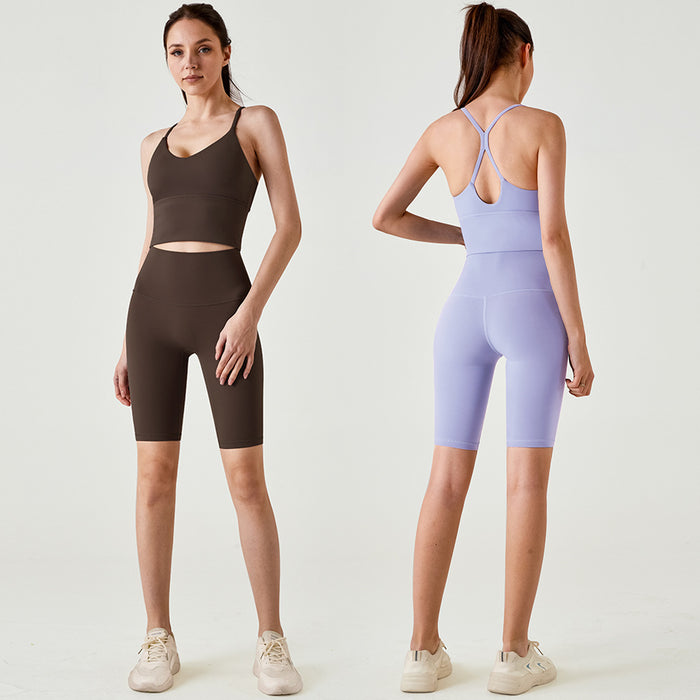 Wholesale Quick-drying Hip-lifting Nylon Yoga Pants JDC-YC-QianShui001