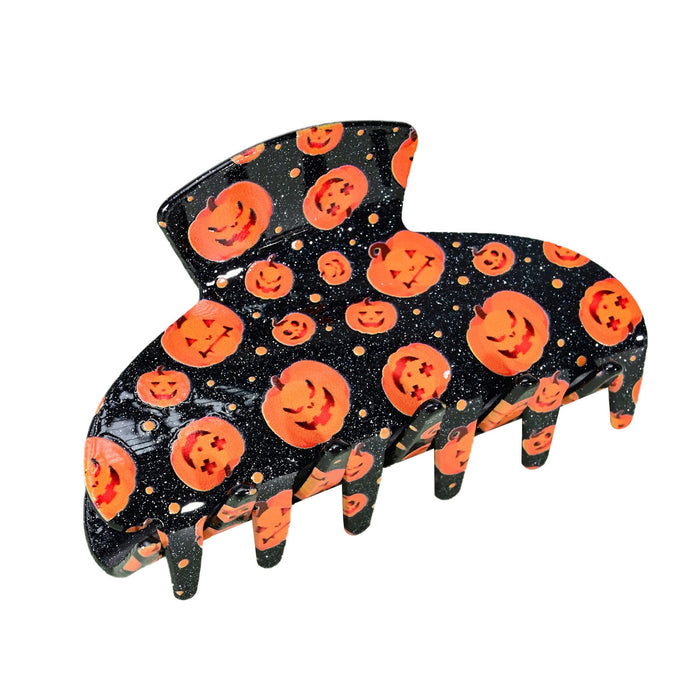 Wholesale Halloween Acrylic Cartoon Print Hair Clip JDC-HC-SNSB006