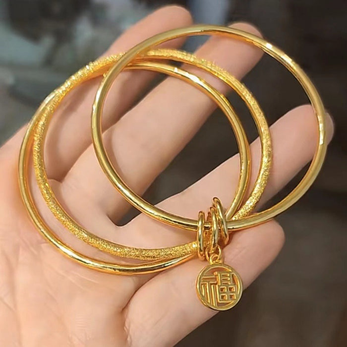 Wholesale Bracelet Vietnam Sand Gold Bracelet Women's Sand Gold Light Luxury Ethnic Bracelet