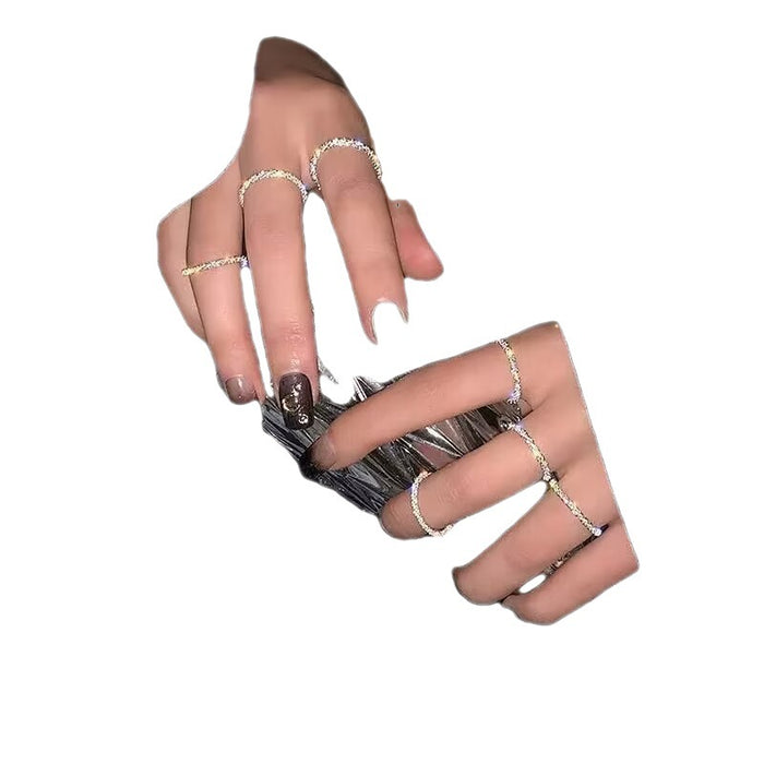 Wholesale Silver ring ring, new niche plain ring, index finger ring