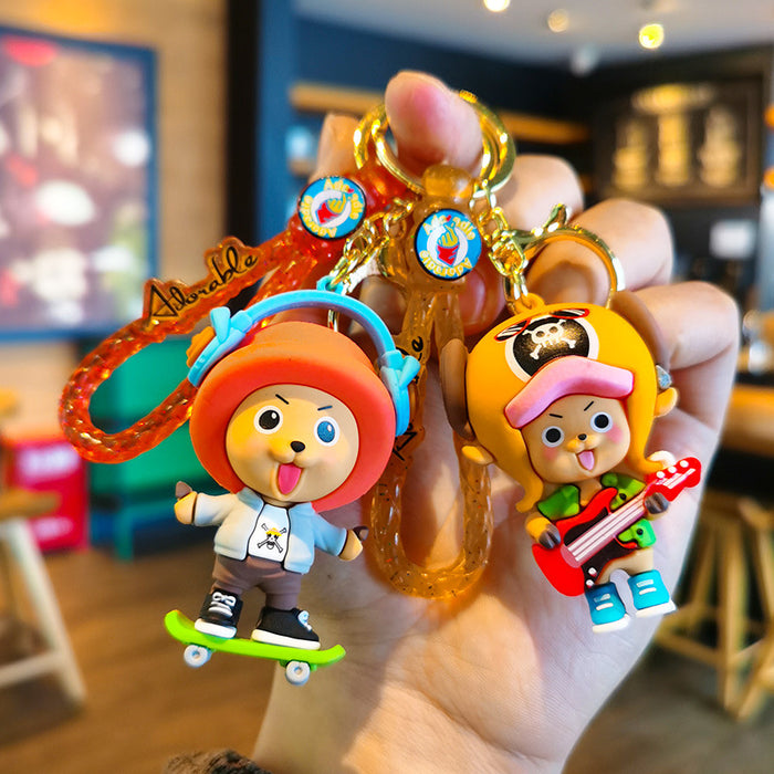 Wholesale Cartoon Doll Silicone Keychain JDC-KC-Tingm254