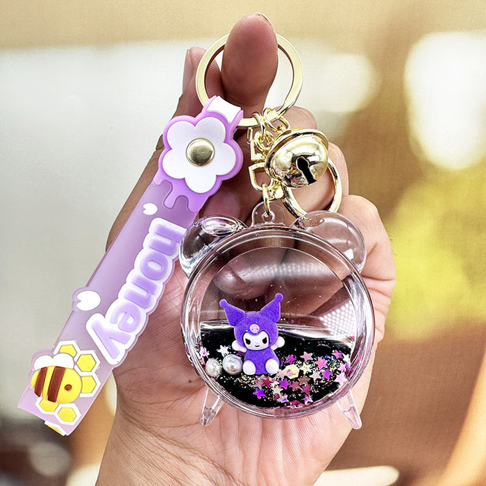 Wholesale Acrylic Starfish Oil Lollipop Cartoon Keychain JDC-KC-RunX017