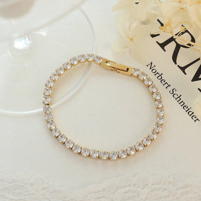 Wholesale Popular Diamond-encrusted Zircon Bracelet Colorful Diamond Bracelet Jewelry