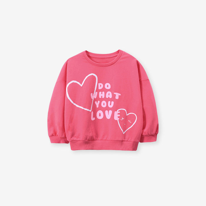 Wholesale Cartoon Long Sleeve Pure Cotton Sweatshirt Children's Suit JDC-CTS-BST045